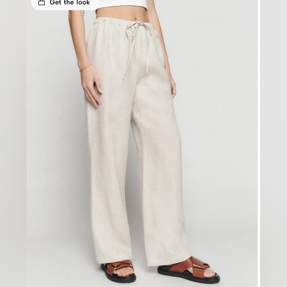 NWOT Reformation Olina 100% Linen Pants - Picture 1 of 6